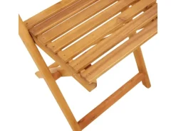 Balkonmöbel|vidaXL 3-tlg Bistro-Set Grau Poly Rattan und Massivholz Modell 1