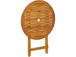 Balkonmöbel|vidaXL 3-tlg Bistro-Set Grau Poly Rattan und Massivholz Modell 1