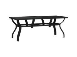 vidaXL 7-tlg Garten-Essgruppe Grau und Schwarz Modell 6* Best