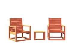 vidaXL 3-Tlg Garten-Lounge-Set Wachs Massivholz Kiefer 844646* Sale