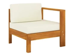 vidaXL 5-tlg Garten-Lounge-Set mit Creme Auflagen Massivholz Akazie* Hot