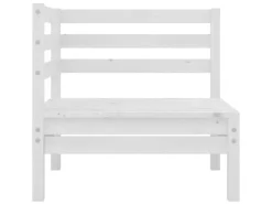 vidaXL 6-tlg Garten-Lounge-Set Weiß Massivholz Kiefer Modell 2* Sale