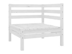 vidaXL 6-tlg Garten-Lounge-Set Weiß Massivholz Kiefer Modell 2* Sale