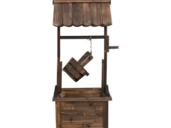 Brunnenpumpe|Gartenbrunnen|vidaXL Wunschbrunnen mit Pumpe 57x50x112 cm Massivholz Tanne