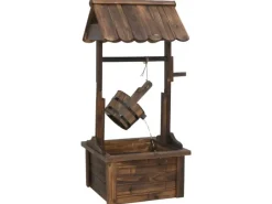 Brunnenpumpe|Gartenbrunnen|vidaXL Wunschbrunnen mit Pumpe 57x50x112 cm Massivholz Tanne