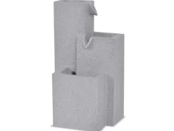 Brunnenpumpe|Gartenbrunnen|vidaXL Zimmerbrunnen mit LED-Licht Polyresin  22,5 x 18 x 40,6 cm