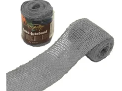Videx Garden Weitere Gartenhelfer|Deko-Juteband 6 cm x 300 cm Stein