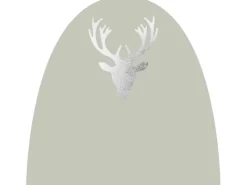 Videx Garden Gartenvliese|Weitere Gartenhelfer|Winterschutz Vlieshaube Hirsch Metallic Silber 110 cm x 110 cm
