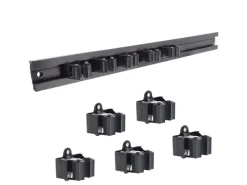 Wagner Gerätehalter 5-teilig Clips & Schiene Ausziehbar 60-110 mm x 55 cm*Wagner design yourself