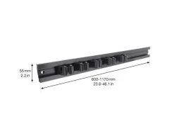 Wagner Gerätehalter 5-teilig Clips & Schiene Ausziehbar 60-110 mm x 55 cm*Wagner design yourself