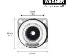 Möbelbein Telescope Ø 3 cm Justierbar 60 cm - 90 cm*Wagner Discount