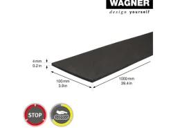Wagner Vibrationsdämpfer EH 1910 Schwarz 10 cm x 100 cm*Wagner design yourself Best