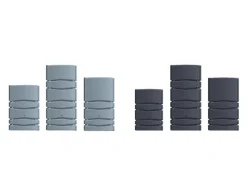 Waterform Regenwasser-Nutzung|Regentonne Aqua Tower 450 l Grau