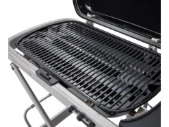 Weber Gasgrills|Campingzubehör|Camping-Gasgrill Traveler mit 1 Brenner und Rollwagen Schwarz