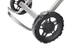 Weber Gasgrills|Campingzubehör|Camping-Gasgrill Traveler mit 1 Brenner und Rollwagen Schwarz