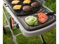 Weber Gasgrills|Campingzubehör|Camping-Gasgrill Traveler mit 1 Brenner und Rollwagen Schwarz