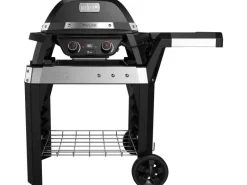 Elektrogrill Pulse 2000 mit Rollwagen 49 cm x 39 cm 2.200 W Schwarz*Weber