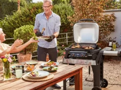 Elektrogrill Pulse 2000 mit Rollwagen 49 cm x 39 cm 2.200 W Schwarz*Weber