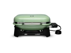 Weber Tischgrills|Elektrogrills|Elektro-Tischgrill Lumin Mintgrün 2200 W 49 x 33 cm
