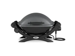 Weber Tischgrills|Elektrogrills|Elektro-Tischgrill Q 1400 Dark Grey mit 2.200 W