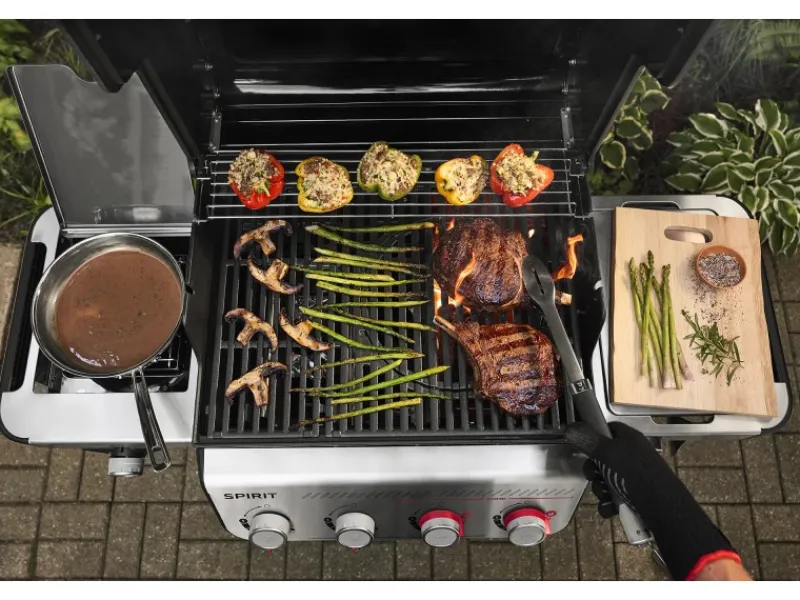 Gasgrill EP-435 GBS Spirit 2025 4 Brenner Seitenbrenner digit. Thermometer*Weber Sale