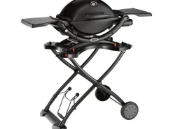 Gasgrill Q 1200 mit 1 Brenner & Rollwagen Schwarz*Weber Hot
