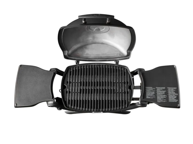 Gasgrill Q 1200 mit 1 Brenner & Rollwagen Schwarz*Weber Hot