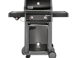 Weber Gasgrills|Gasgrill Spirit E-220 Classic mit 2 Brennern und Seitenbrenner Schwarz