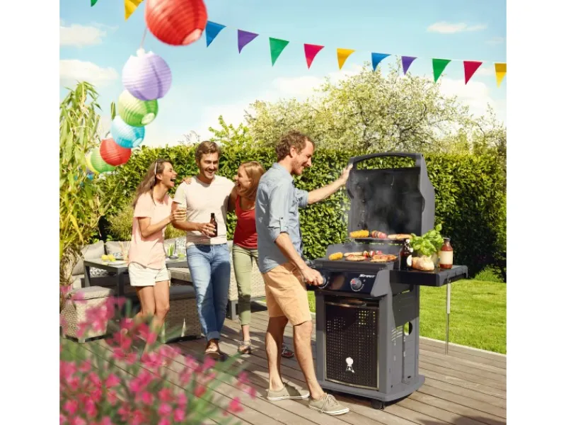 Weber Gasgrills|Gasgrill Spirit E-220 Classic mit 2 Brennern und Seitenbrenner Schwarz