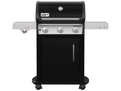 Weber Gasgrills|Gasgrill Spirit E-325 GBS mit 3 Brennern und Seitenbrenner Schwarz
