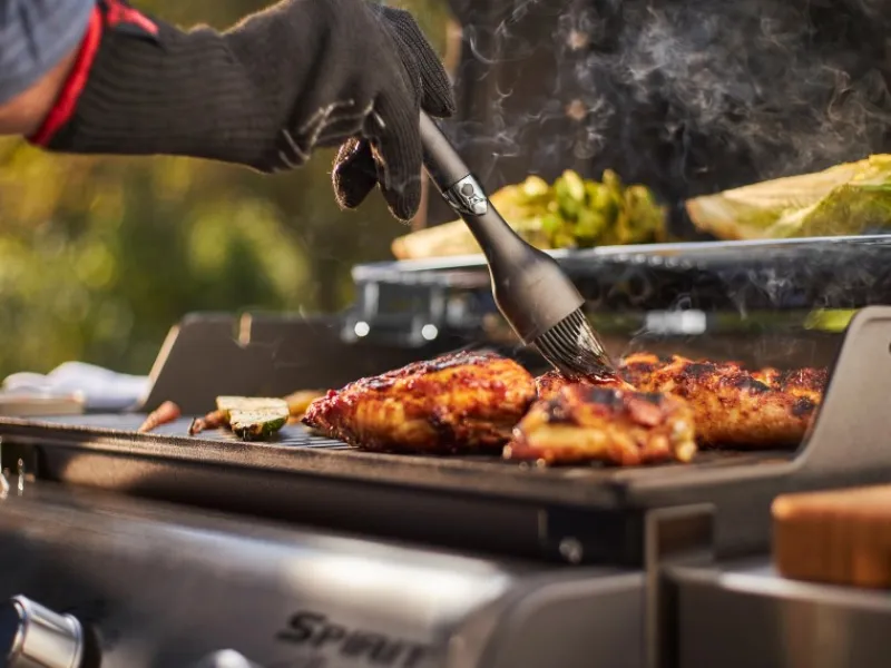 Weber Gasgrills|Gasgrill Spirit E-325S GBS mit 3 Brennern und Sear Zone Schwarz