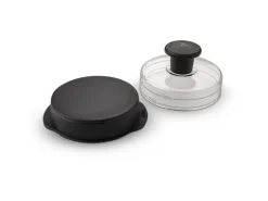 Weber Grillzubehör|Hamburgerpresse Schwarz Transparent 2-teilig