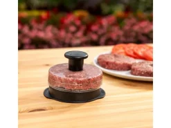 Weber Grillzubehör|Hamburgerpresse Schwarz Transparent 2-teilig