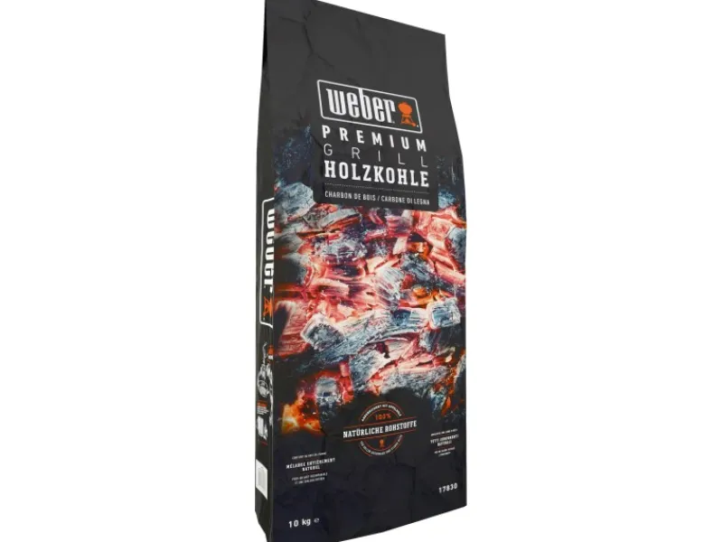Premium Holzkohle 10 kg*Weber Sale