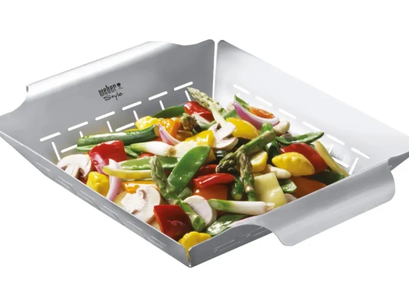 Style Gemüsekorb groß Edelstahl*Weber Best