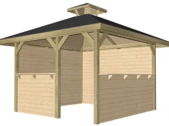 Weka Pavillons|Gartenlauben|Freizeitlaube Rimini Spar-Set 304 cm x 304 cm