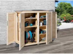 Weka Gartenschränke|Garten Q Terrassenschrank 160 cm x 75 cm