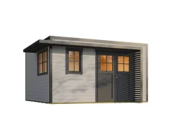 Gartenhaus Amberley Tür 2 Fenster 400 cm x 400 cm*Weka Sale