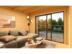 Kinder Weka Kinder-Gartengeräte|Gartenhaus Amberley Doppelschiebetür 300 cm x 300 cm