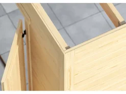 Gartenhaus Batu 3 Flachdach Vollholztür 300 cm x 300 cm*Weka Online