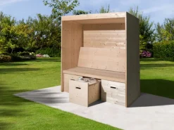 Weka Gartenlauben|Gartenlaube Bozen Kastenform Natur