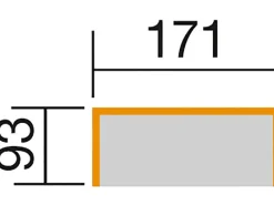 Weka Sitzkissen|Gartenlauben|Gartenlaube Merano gebürstet