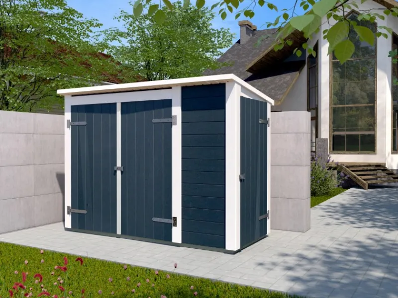 Gartenschrank Multibox mit Regalsystem -Weiß*Weka Sale