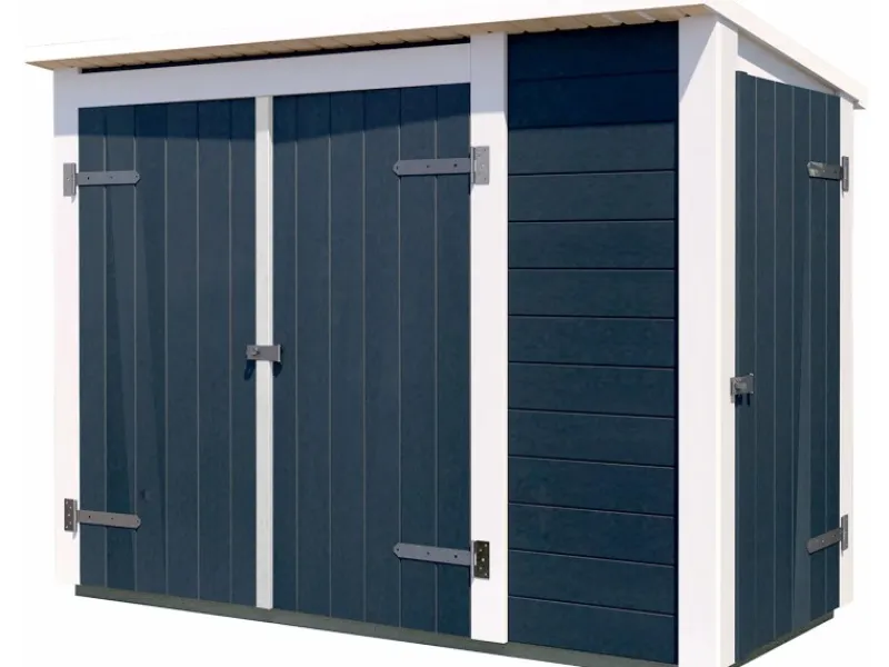 Gartenschrank Multibox mit Regalsystem -Weiß*Weka Sale