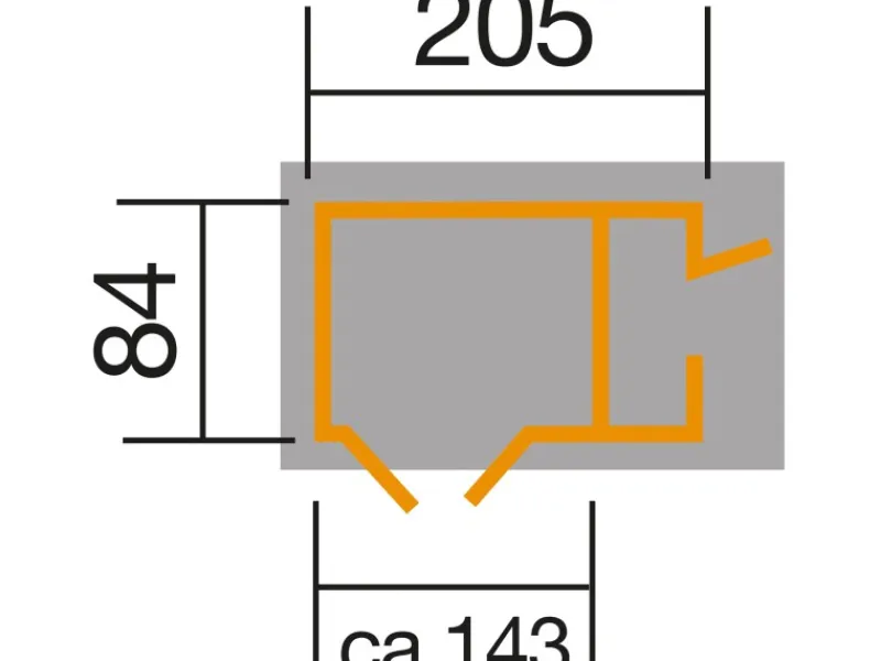 Gartenschrank Multibox mit Regalsystem -Weiß*Weka Sale