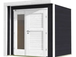 Holz-Gartenhaus Designhaus 262 Flachdach Lackiert 215 cm*Weka Discount