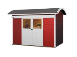 Holz-Gartenhaus Tonnendach Lasiert 295 cm x 241 cm*Weka Best