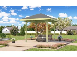 Weka Pavillons|Holz-Pavillon Paradies imprägniert 218 cm x 218 cm Größe 1