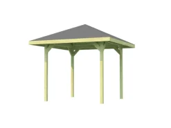 Weka Pavillons|Holz-Pavillon Paradies imprägniert 218 cm x 218 cm Größe 1