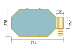 Weka Aufstellpools|Massivholzpool 594 Sparset
